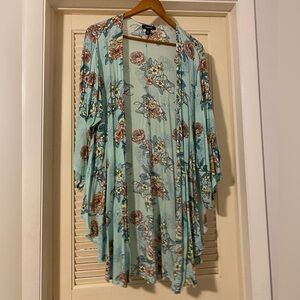 Torrid Pastel Floral Kimono